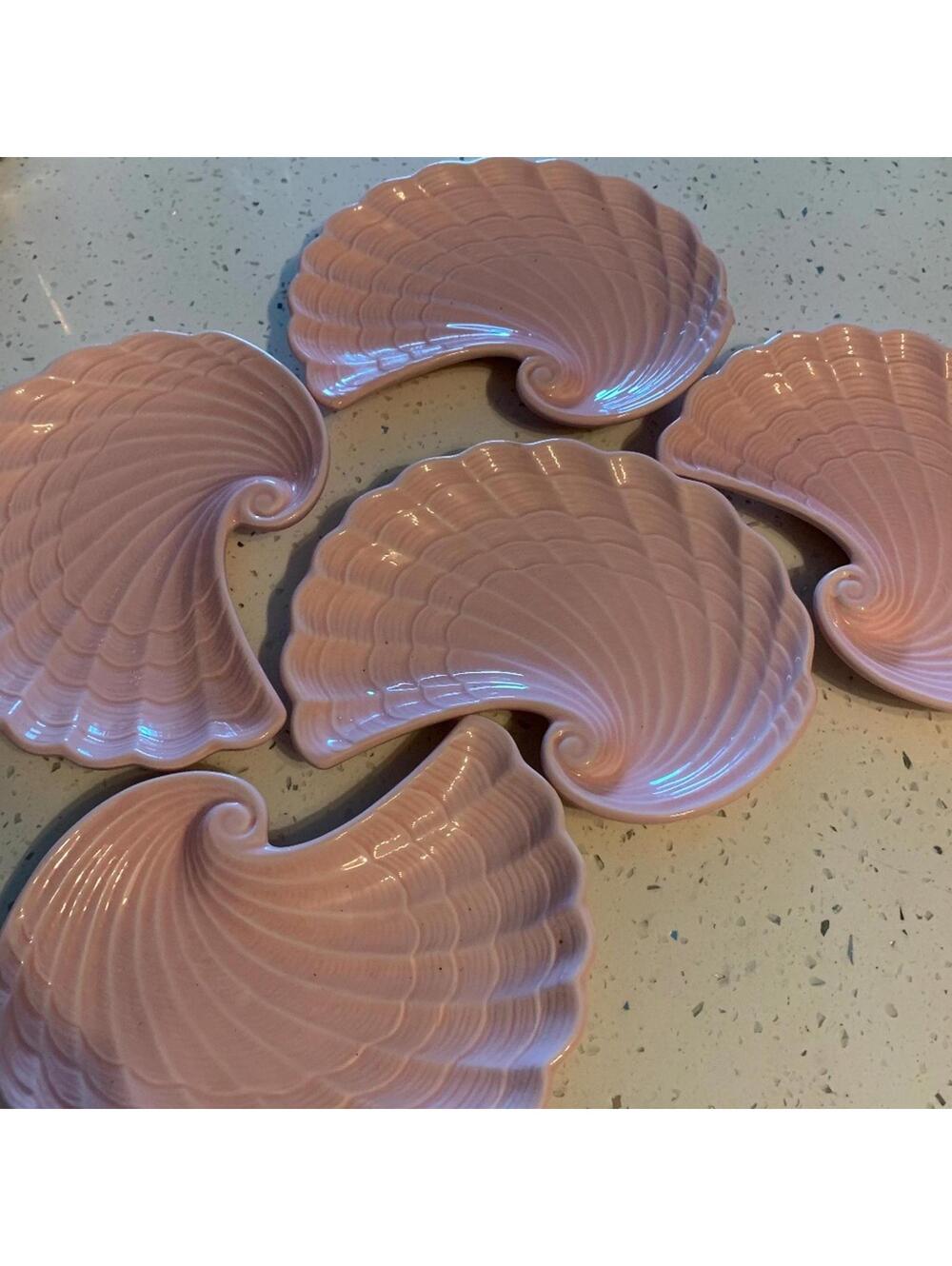 Vintage Shafford Original Shell Plates
